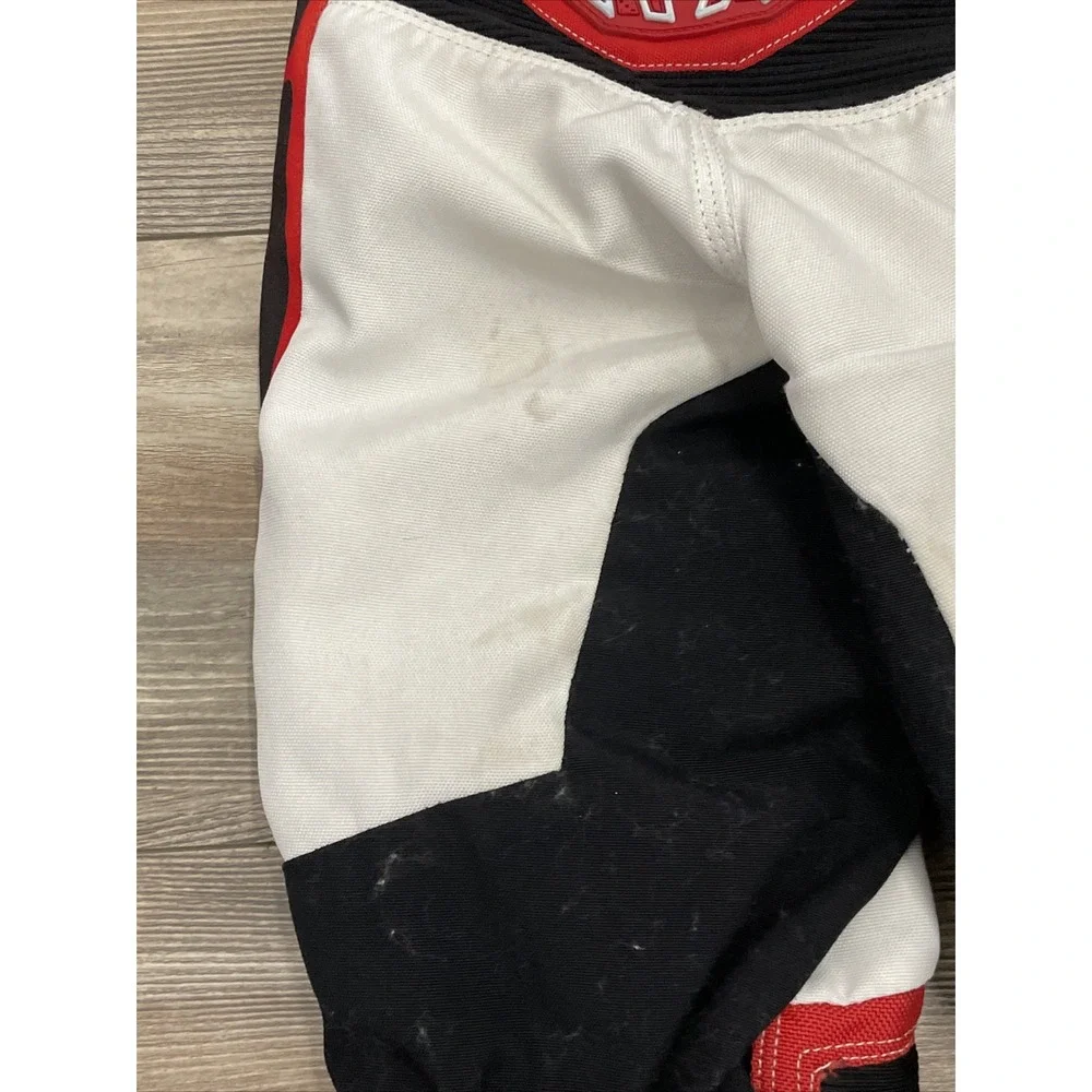 No Fear Motocross Riding Pants Mens 26 Black Red MX Dirt Bike ATV Gear